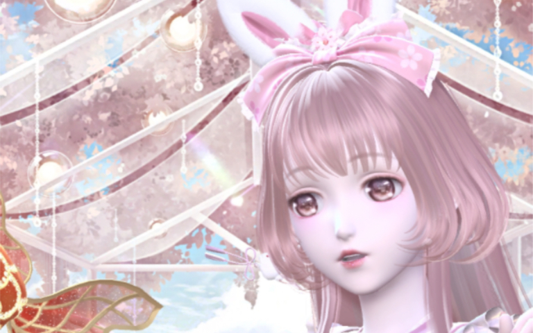 安利微光头发染色——樱花兔篇（是可可爱爱滴小兔子哟～^o^）_哔哩哔哩bilibili_闪耀暖暖