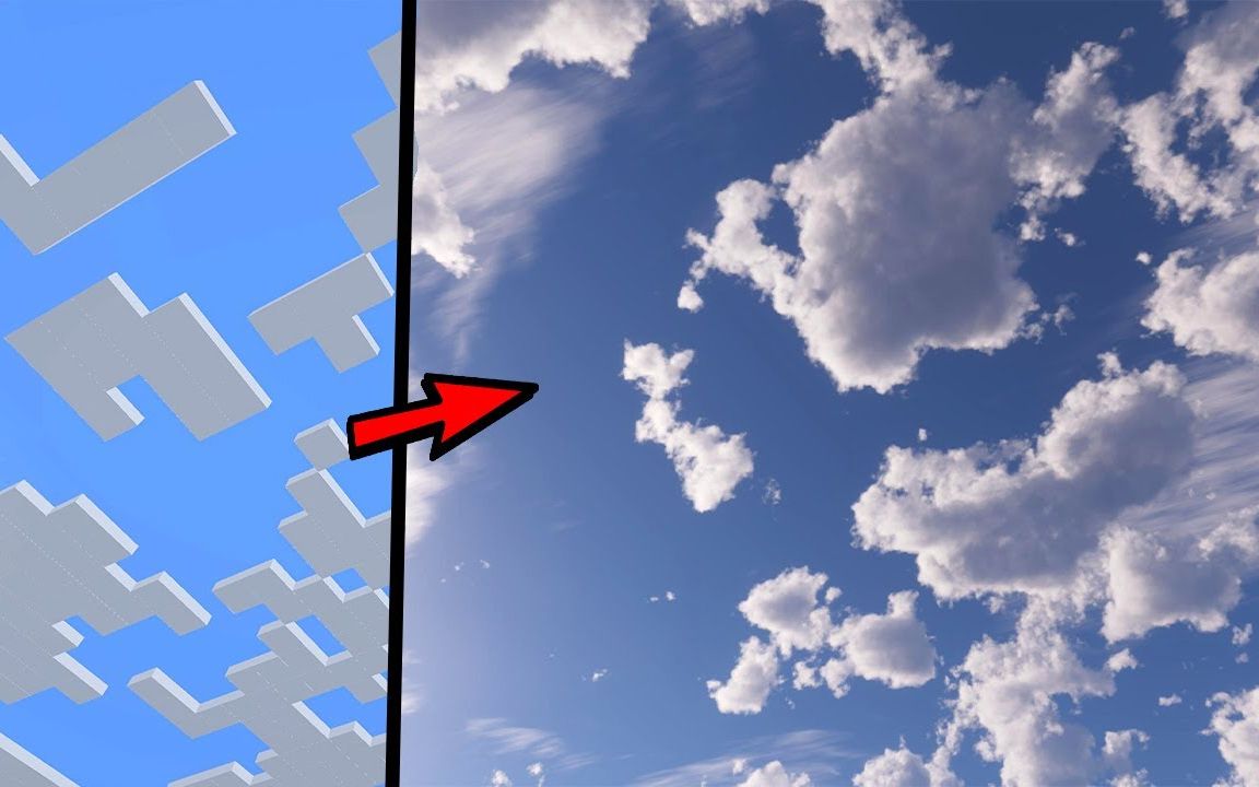 逼真云朵 光线追踪丨我的世界极限真实画质丨光影continuum 2.