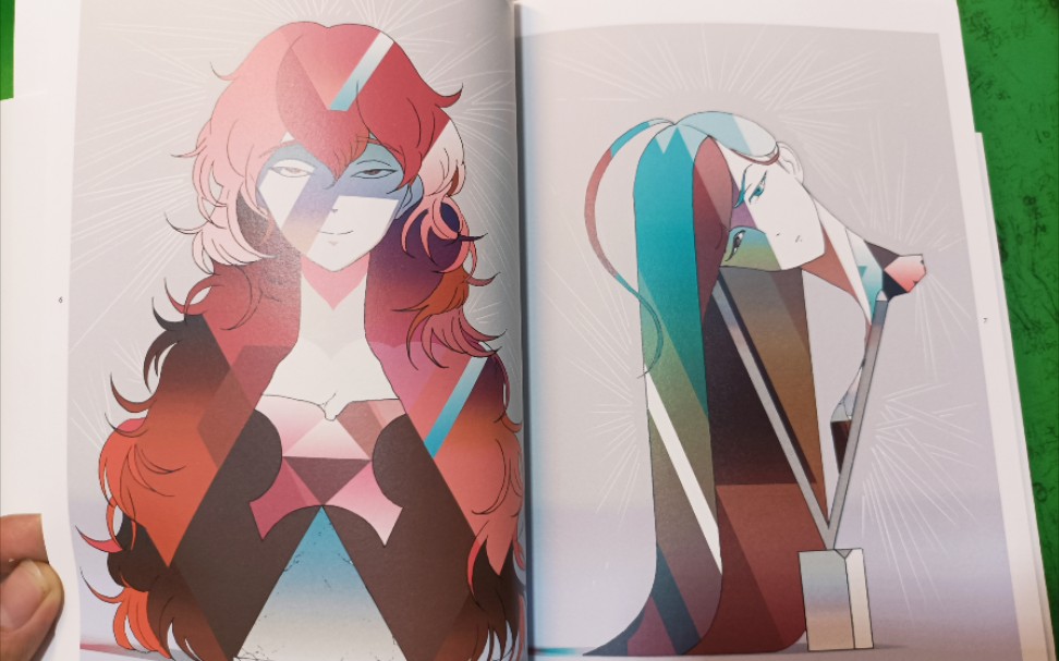 市川春子 《宝石之国》漫画9 小画集的分享(宝石之国篇2_哔哩哔哩