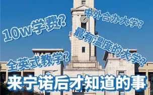 Descargar video: 【来宁诺后才知道的事】体验到了高中梦想的高自由度充实有幸福感的大学生活｜中外合办大学｜宁波诺丁汉｜unnc