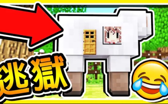 【油管搬運】【阿神羽毛】minecraft 如何在【羊咩咩體內】生存 !