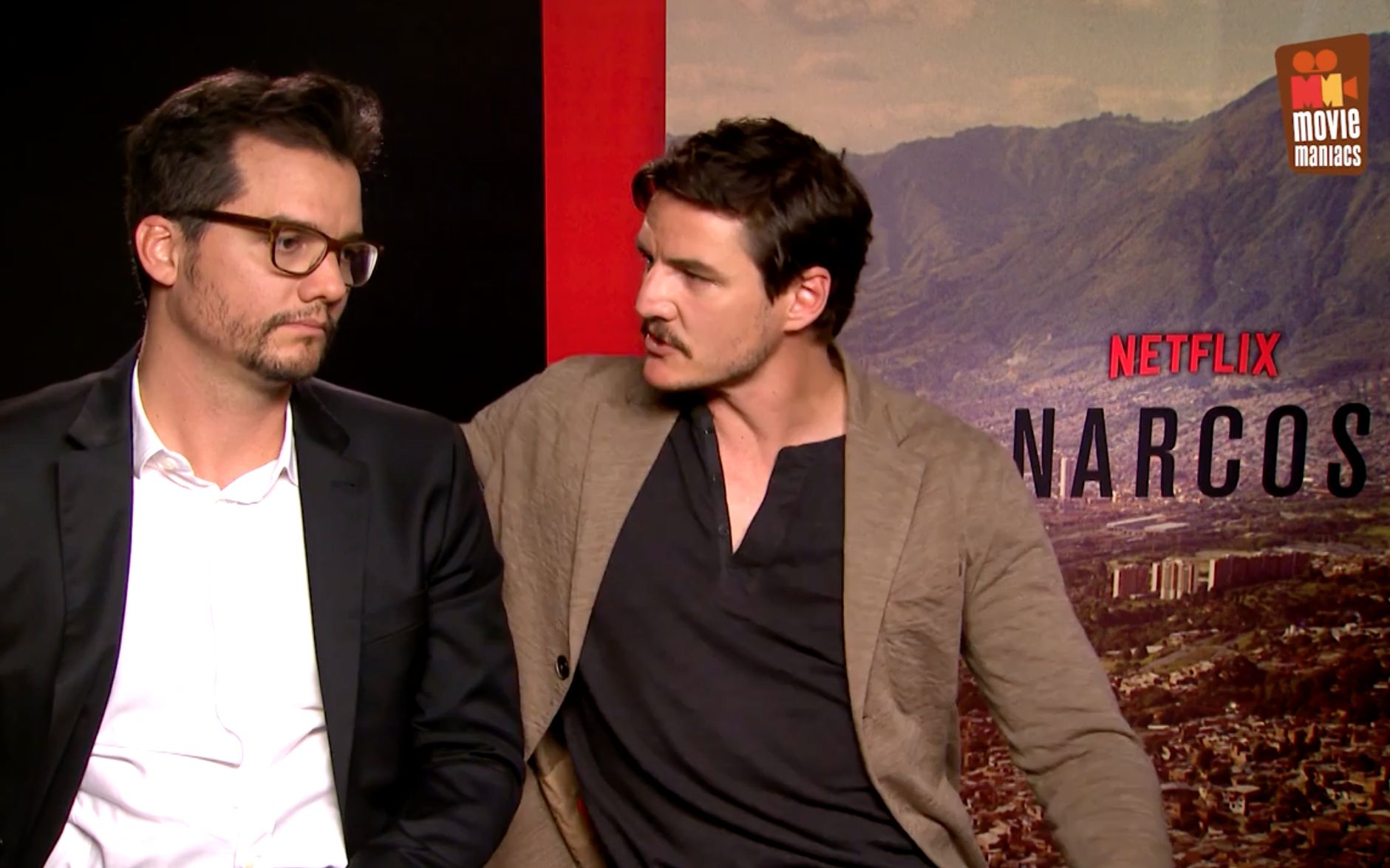 [图]【自译中字】Netflix《毒枭 Narcos》第二季 - 瓦格纳/佩德罗双人访谈 - Wagner Moura&P