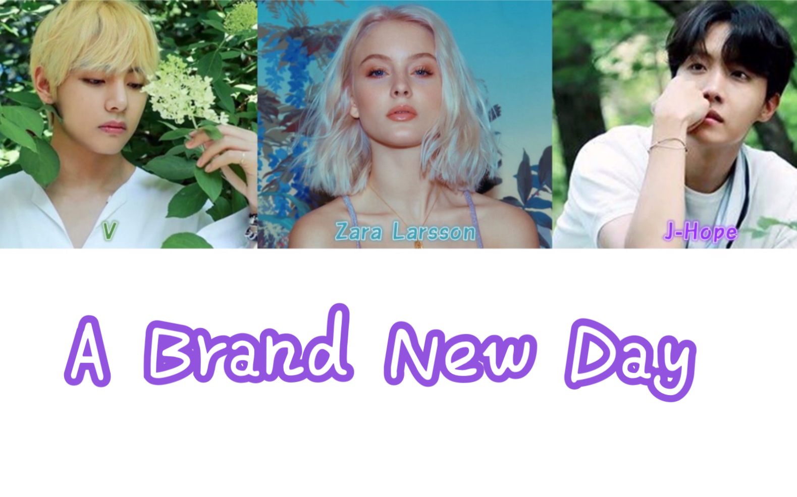 [图]【BTS防弹少年团】 A Brand New Day中字-BTS (V, J-Hope), Zara Larsson