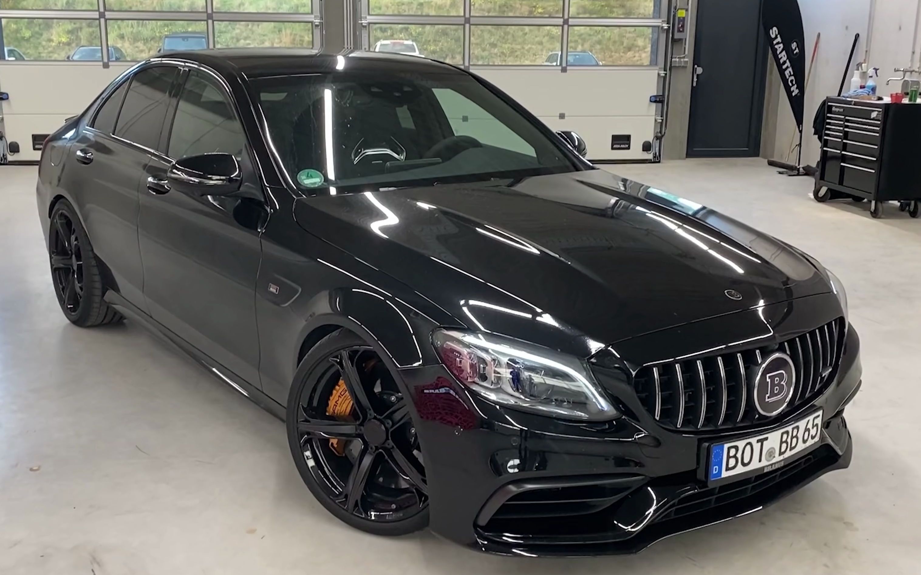 奔驰 w205 巴博斯c级 brabus 650测评