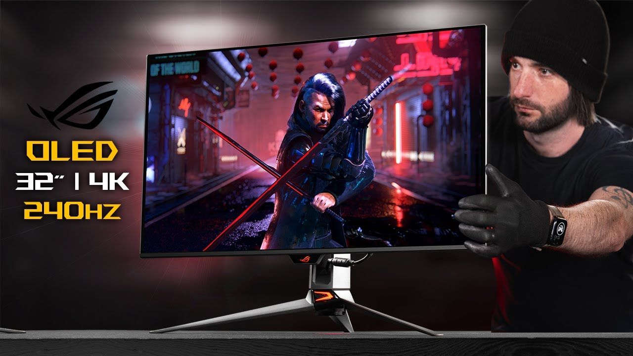 【4k】开箱rog swift pg32ucdm 32英寸 4k oled 240hz游戏显示器