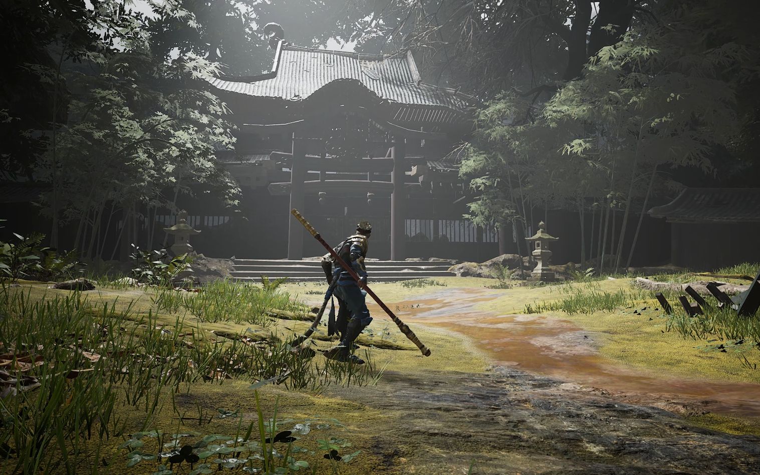 大神复刻《仿黑神话:悟空》场景2分钟场景演示