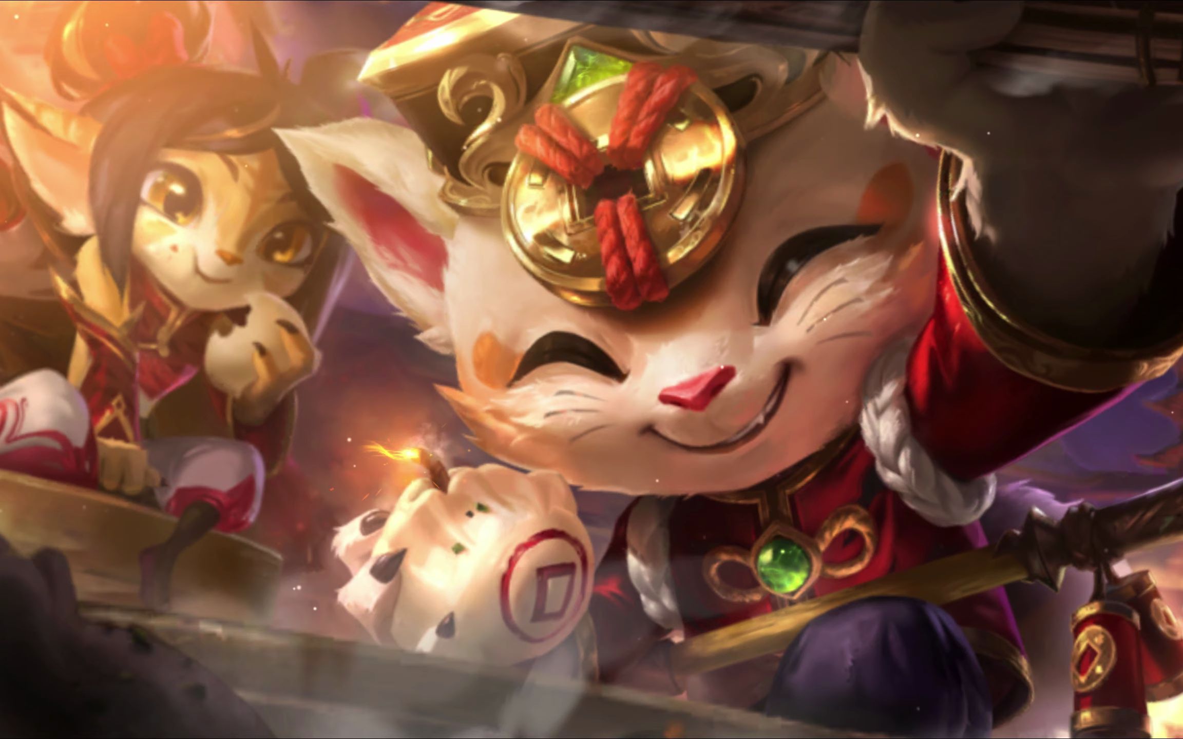 【更新】招财进宝 提莫 皮肤视频 - lol英雄联盟手游 firecracker