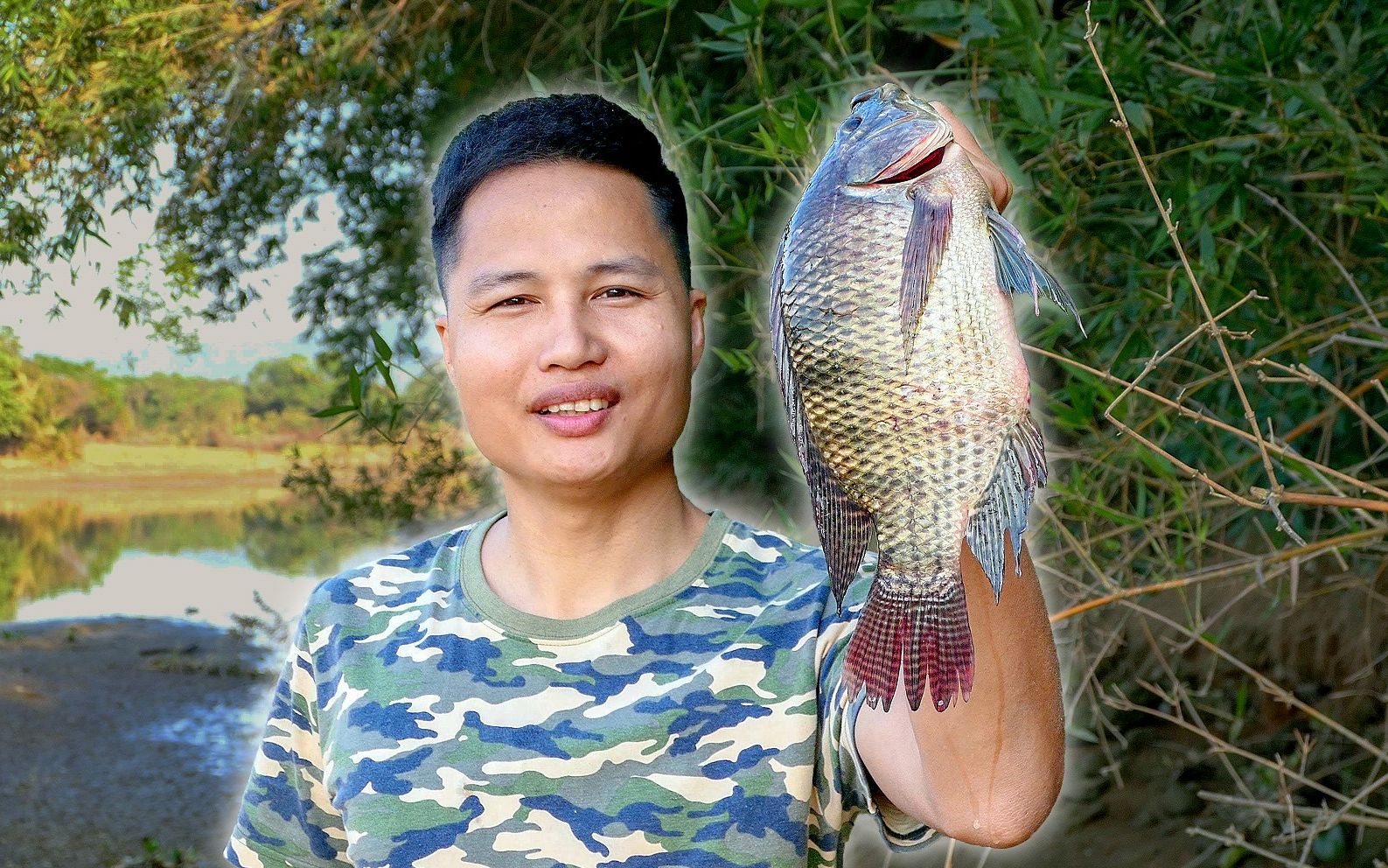 在夜市卖一两百的烤罗非鱼,其实自己也可以做,料足还好吃哔哩哔哩bilibili