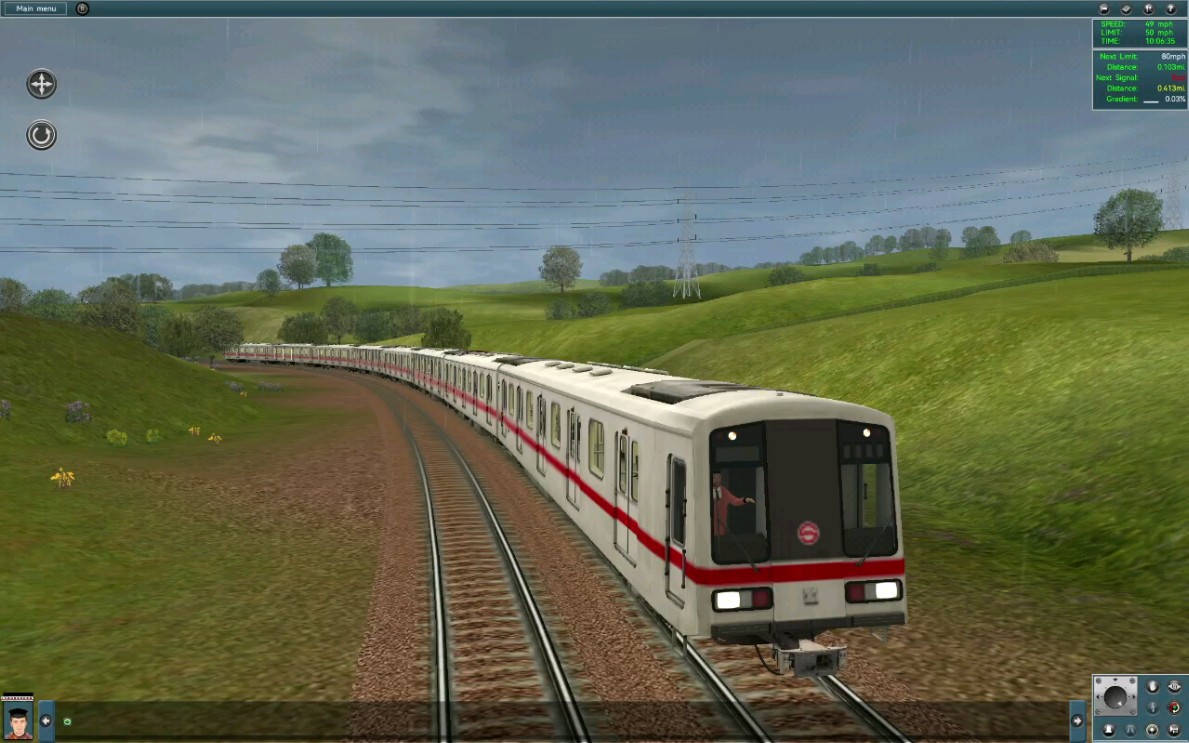 【实况模拟列车】上海地铁1号线01a03型列车试玩 8节编组