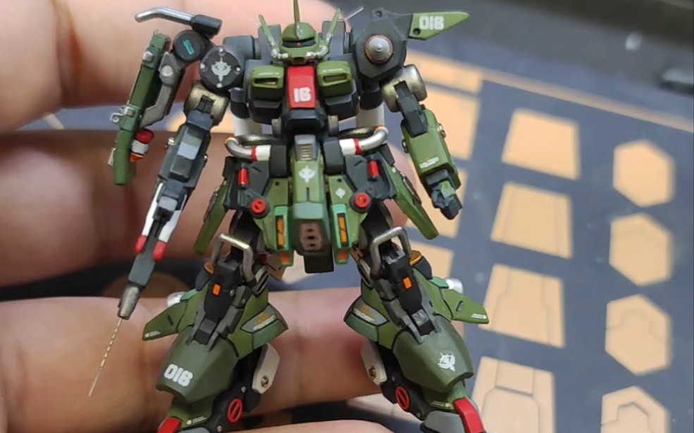 食玩artifact扎古3涂装配色分享