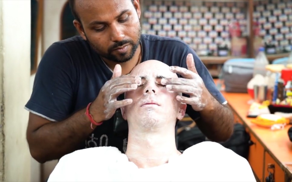 催眠【印度按摩】卤蛋给吴克温柔按摩面部和头部by reiki master(卤蛋