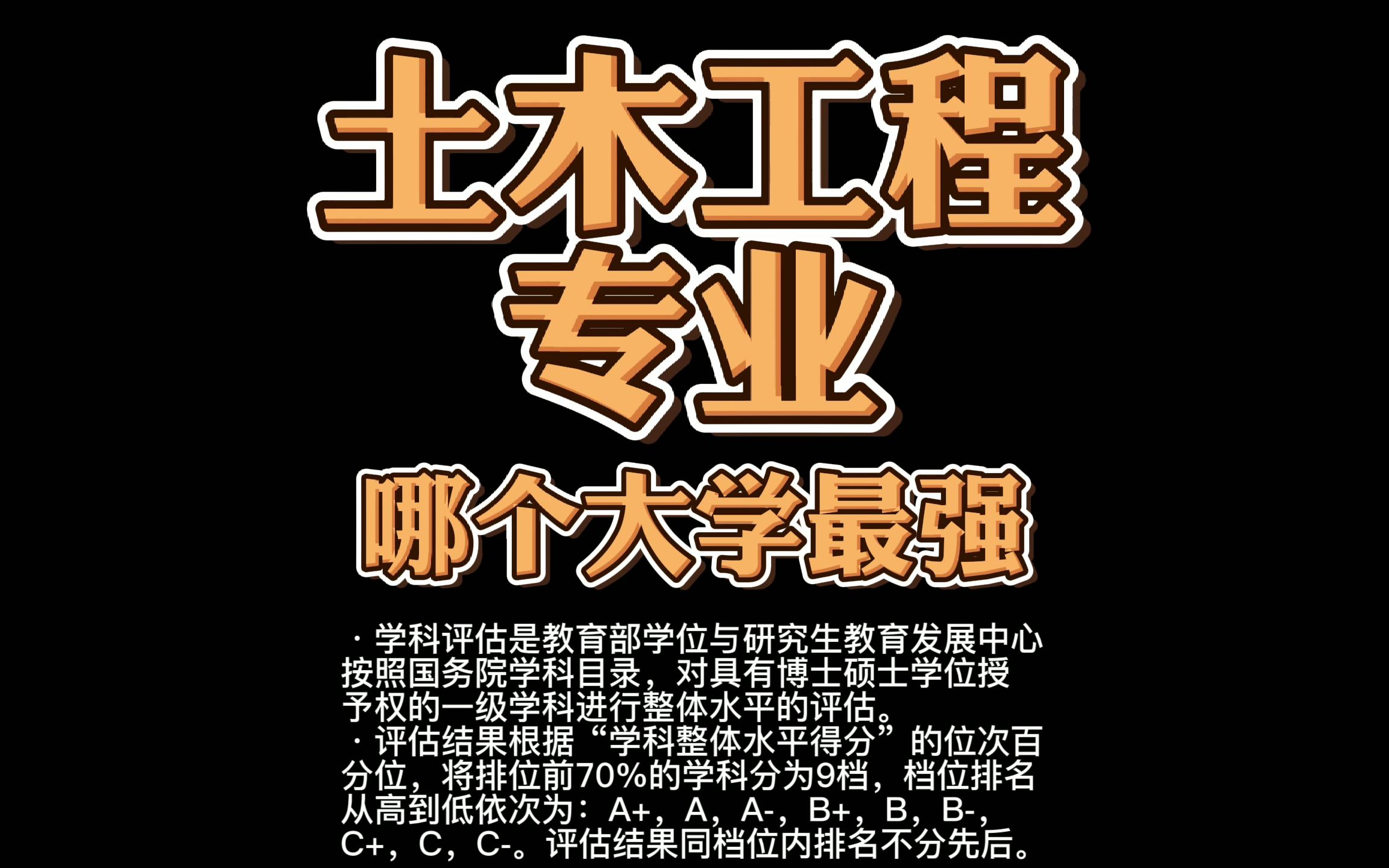 【风铃数读】土系法师晋级指南(土木工程学科优秀大学排行榜)哔哩哔哩bilibili