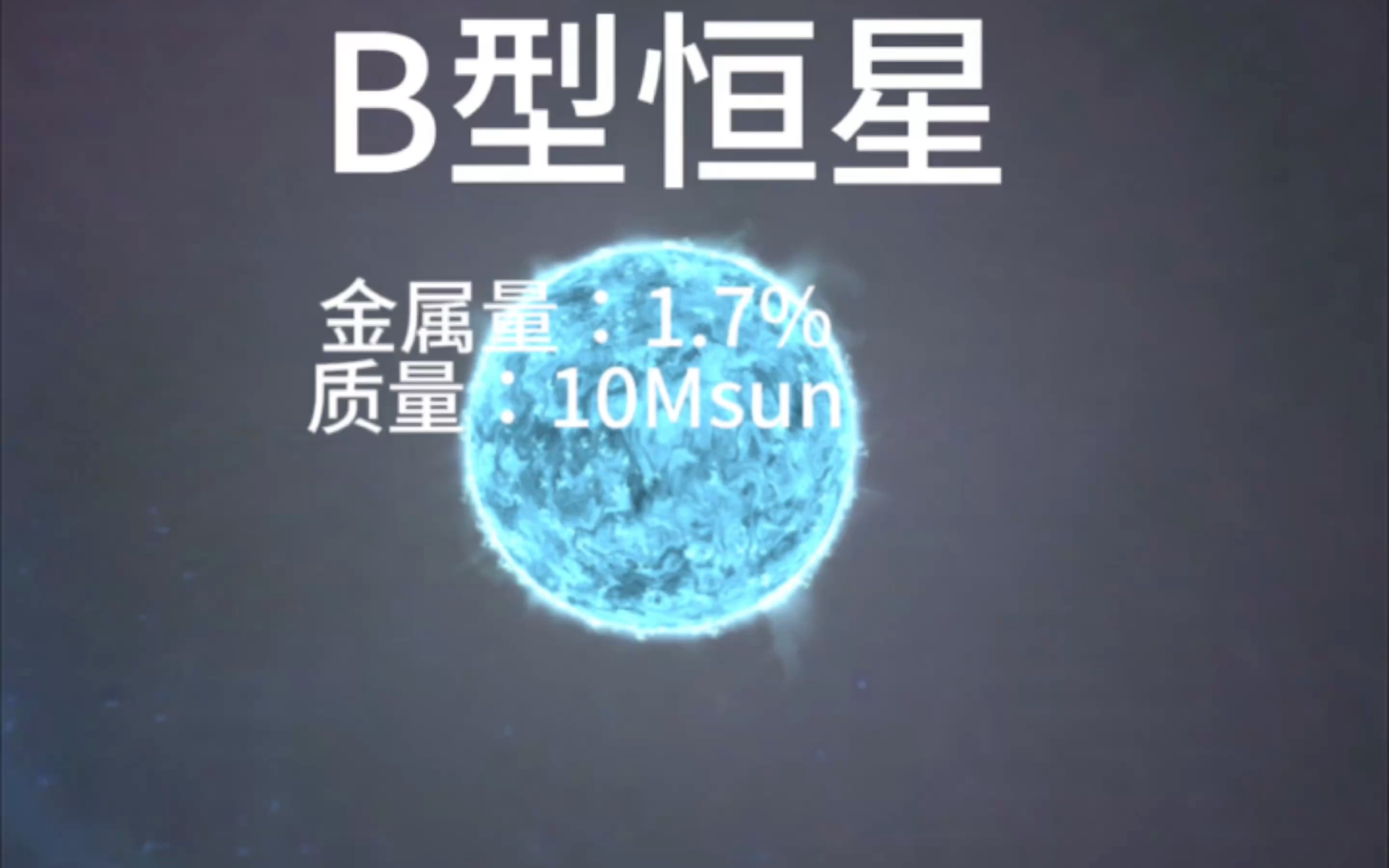 b型恒星生命历程