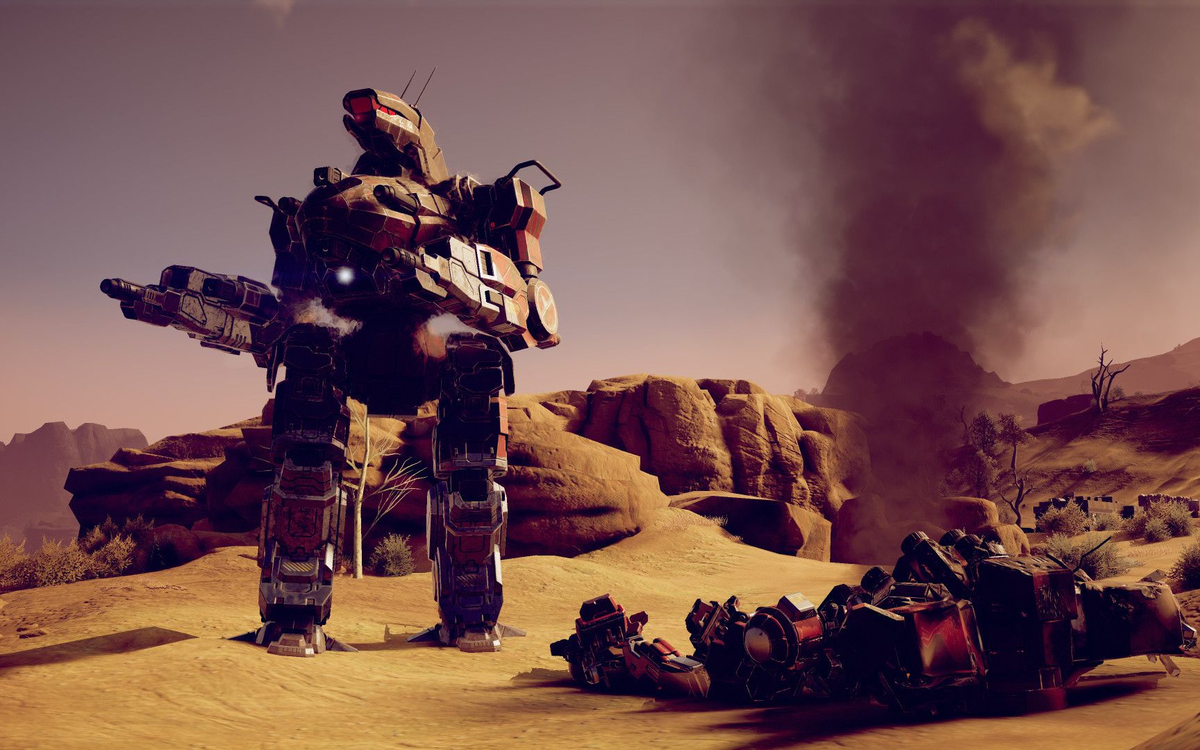 机甲战士5 dlc4版本 随机焦土任务 400吨 歼灭者anh-2a 有敌对佣兵