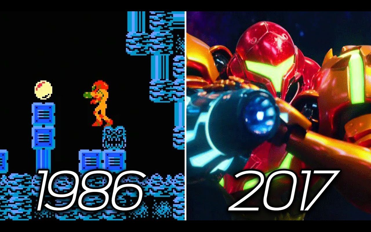 [图]《银河战士》进化史 Metroid Games 1986-2017