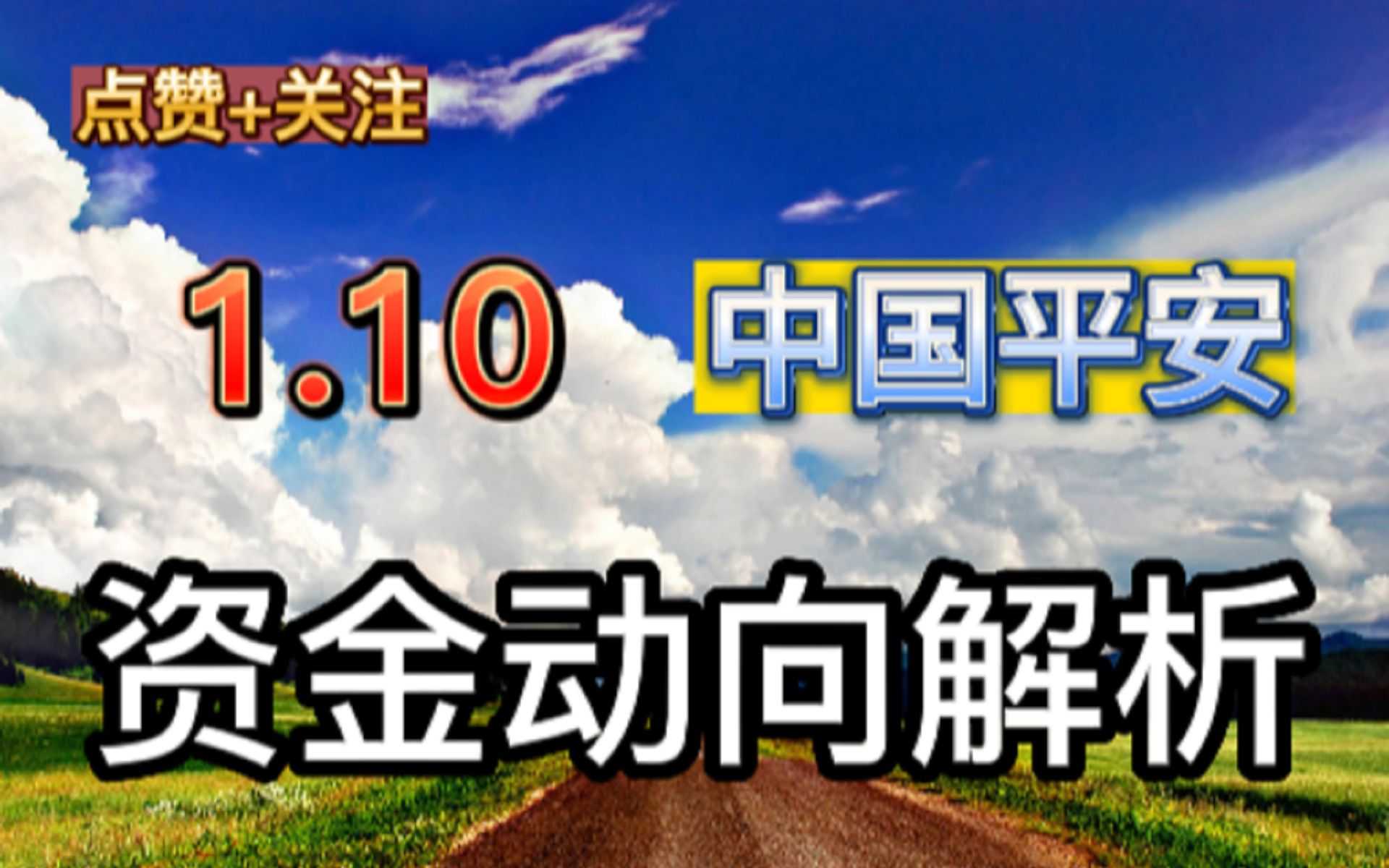 1.10 中国平安 资金动向解析,如何判断低吸信号呢?哔哩哔哩bilibili