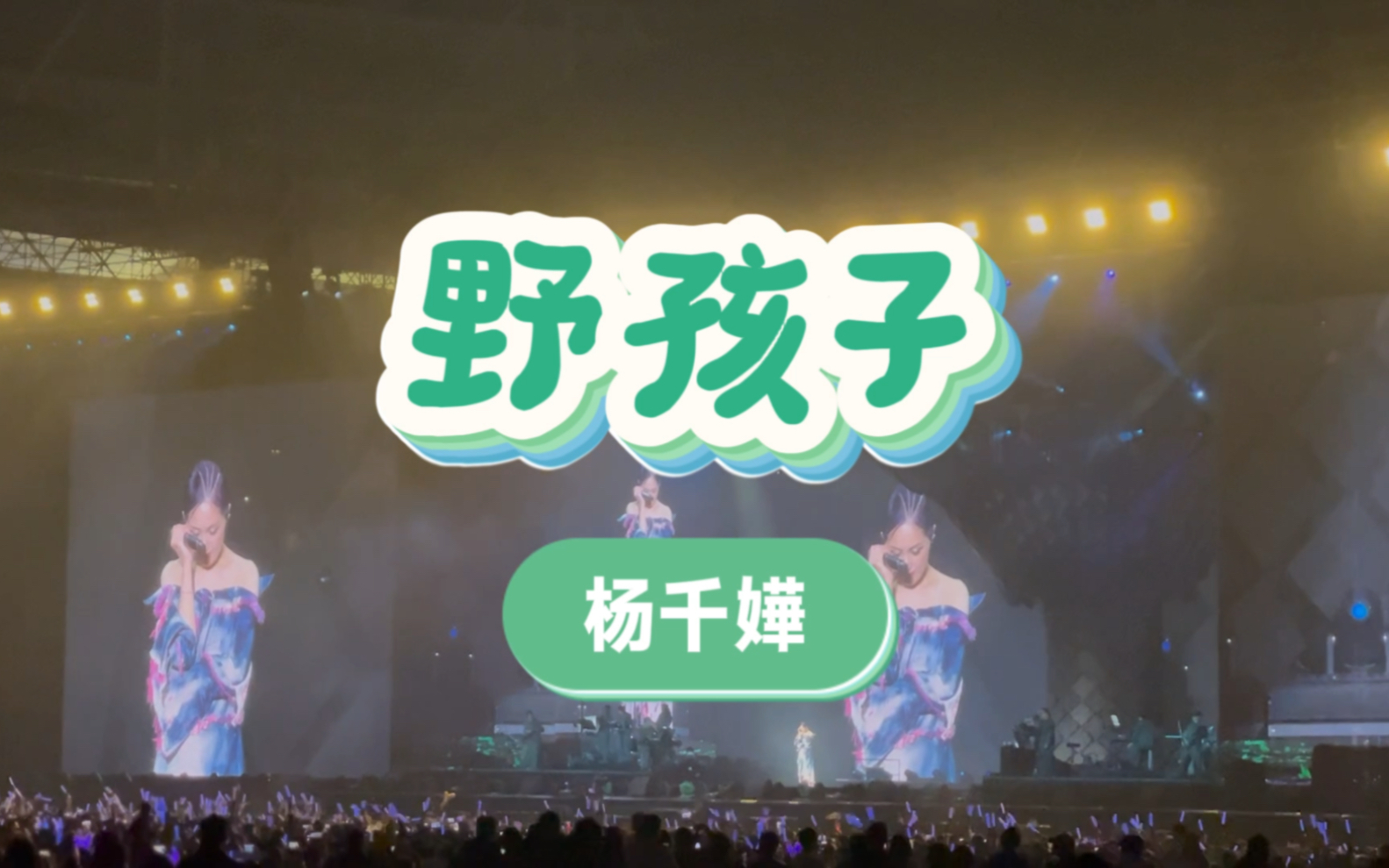 野孩子杨千嬅20231028武汉演唱会自制高清