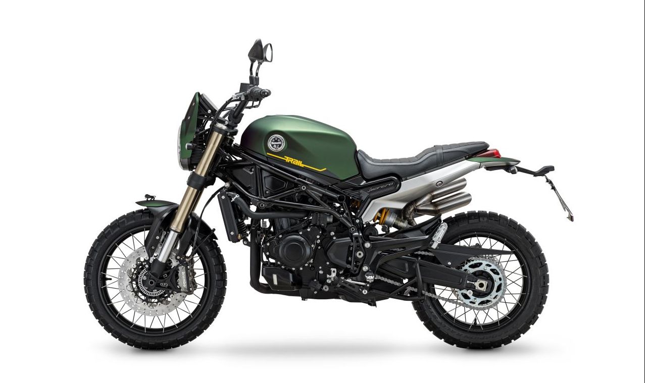 贝纳利幼狮leoncino800复古摩托车北京摩博会实拍@转转车市