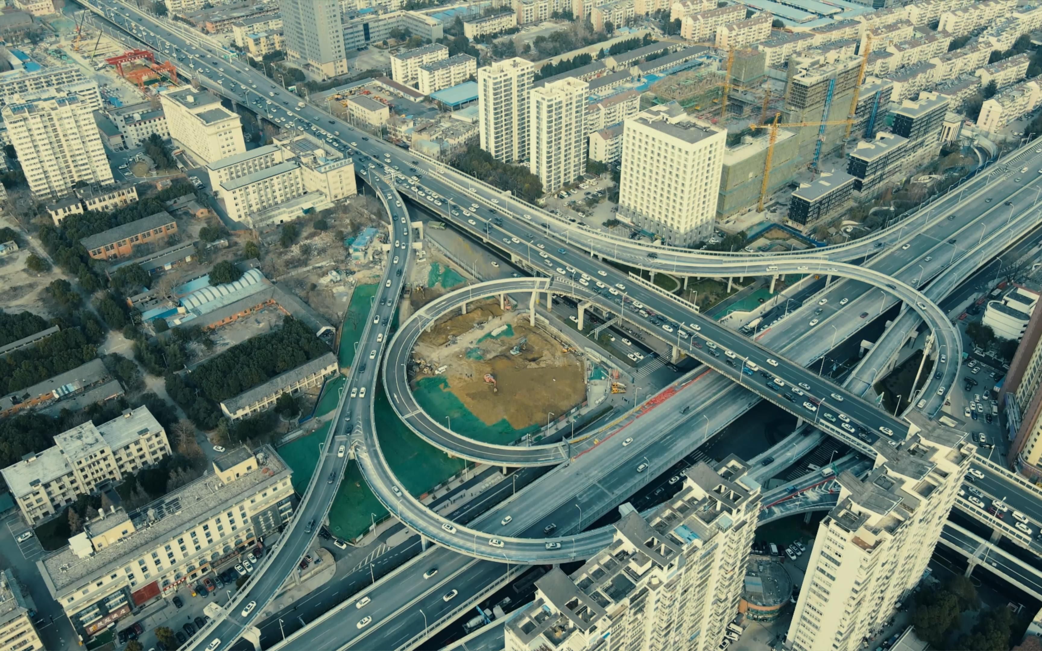 活动作品航拍记录合肥北二环苏宁广场华孚商业广场