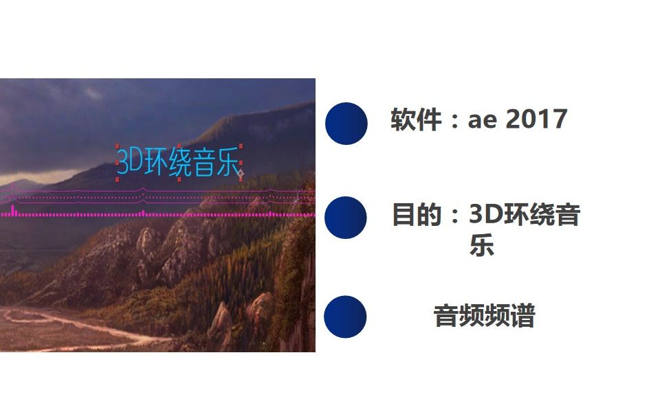 AE实用技巧:巧用音频频谱制作3D环绕音乐的效果哔哩哔哩bilibili