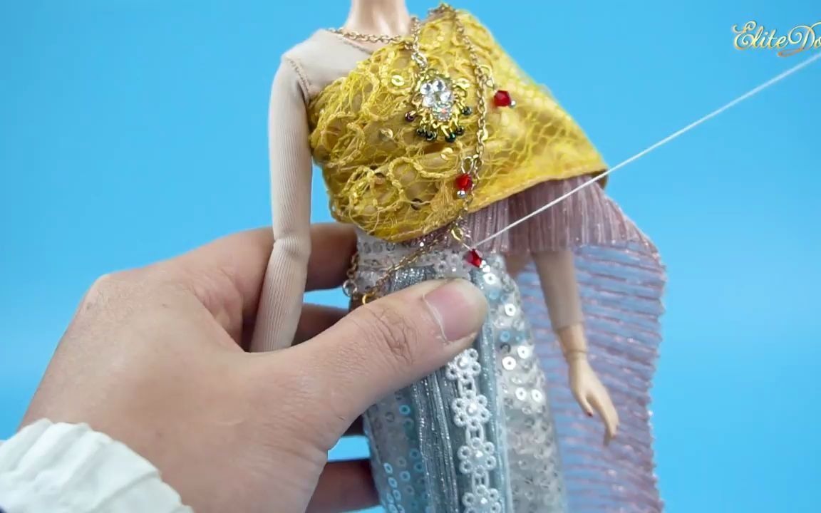 【转载】大神Elite Dolls制作芭比娃娃衣服系列之泰国风 Barbie Doll Dresses Thailand Jewellery哔哩哔哩bilibili