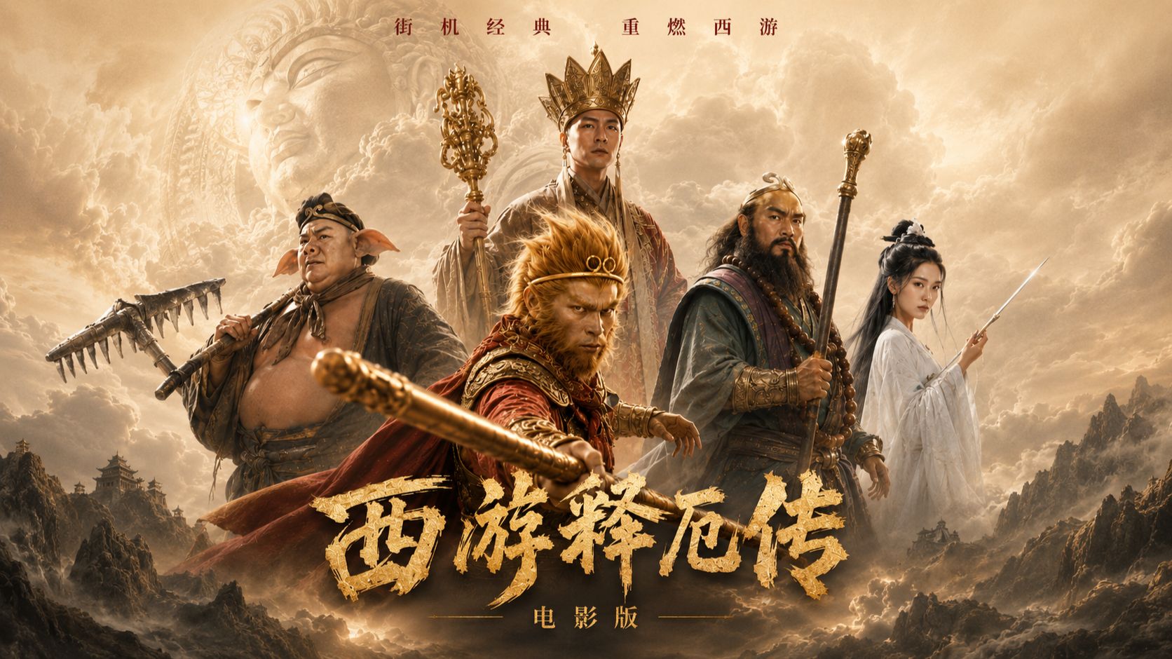 《西游释厄传》街机电影版（AI制作+8090情怀）