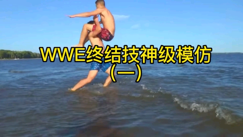 [图]WWE终结技神模仿海滩篇（一）