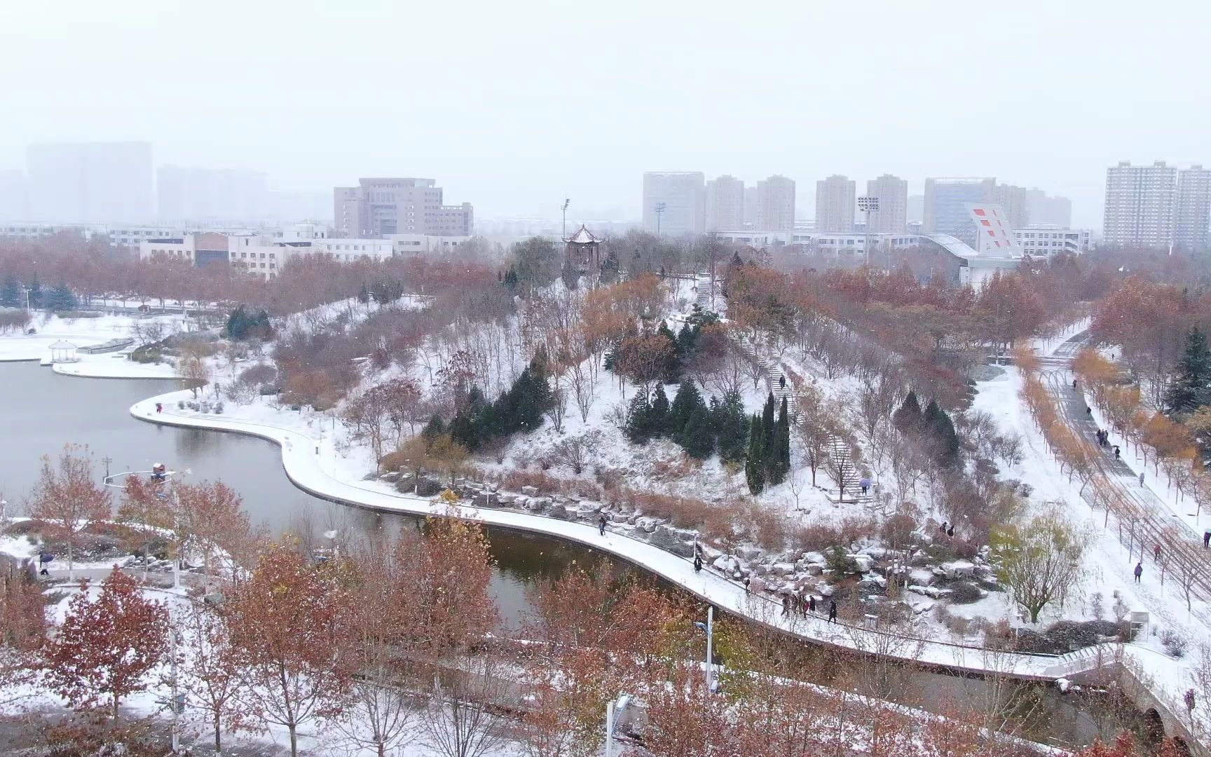 山东理工大学全景图图片