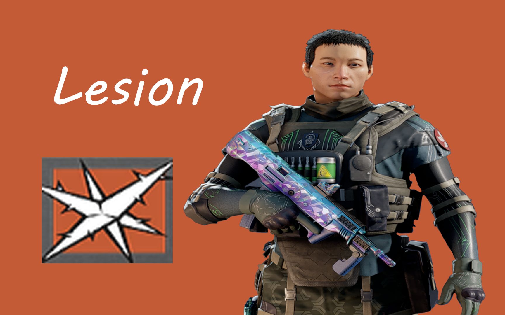 【彩虹六号】豆豆最棒的彩六干员教学第三十二期-lesion/刘醒