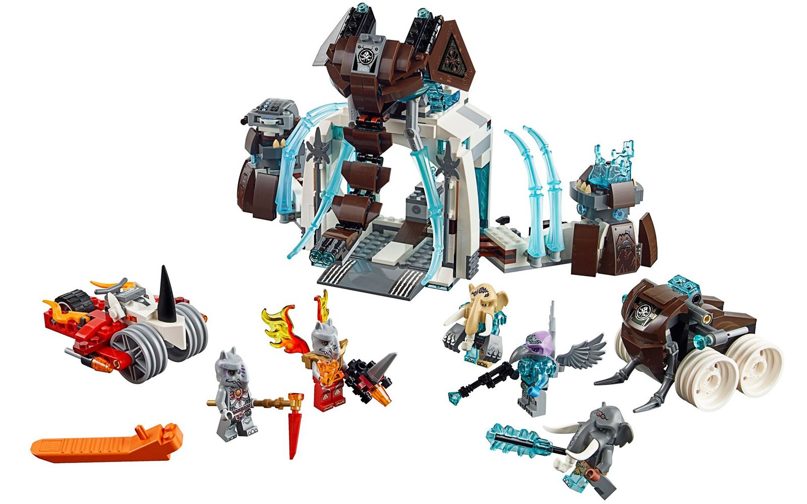 乐高lego 70226 chima 气功传奇 猛犸象冰王座攻城车 2015速拼评测