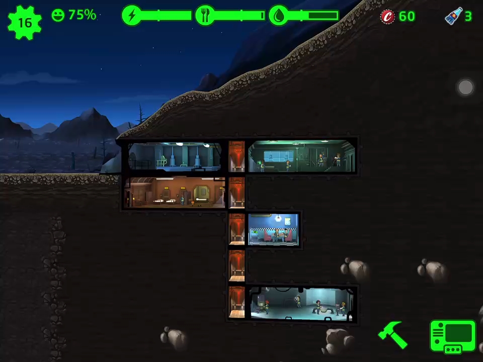 [图]【Fallout Shelter】睡前开新局开出两个小金人（・∀・）麻了