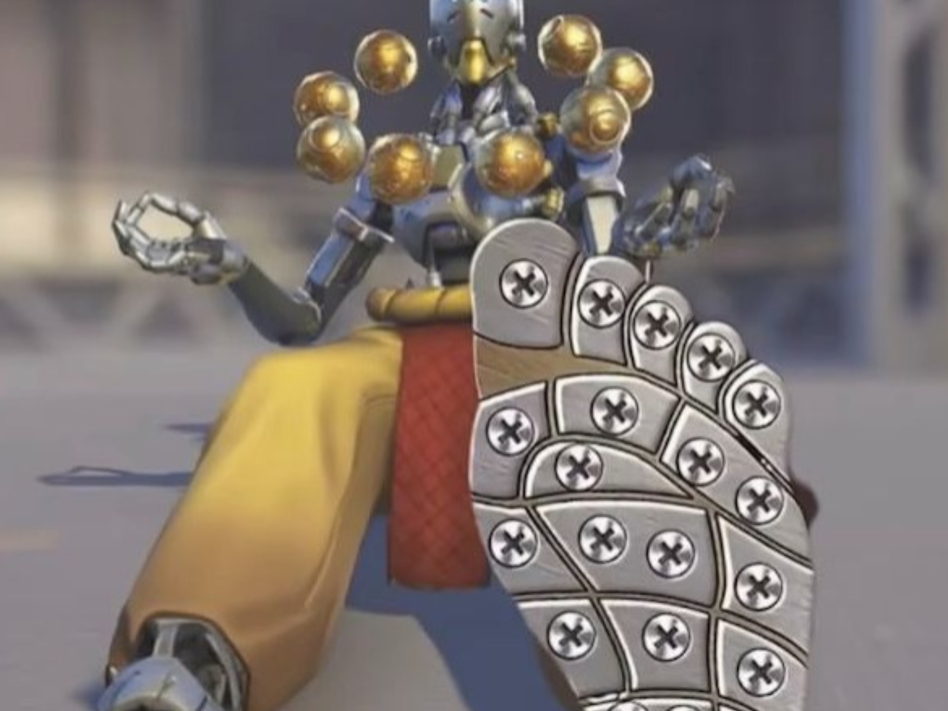 禅雅塔的机动性可以让他从任何方位进攻