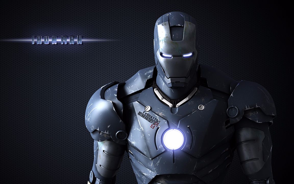 3dmax次世代建模钢铁侠高模教学