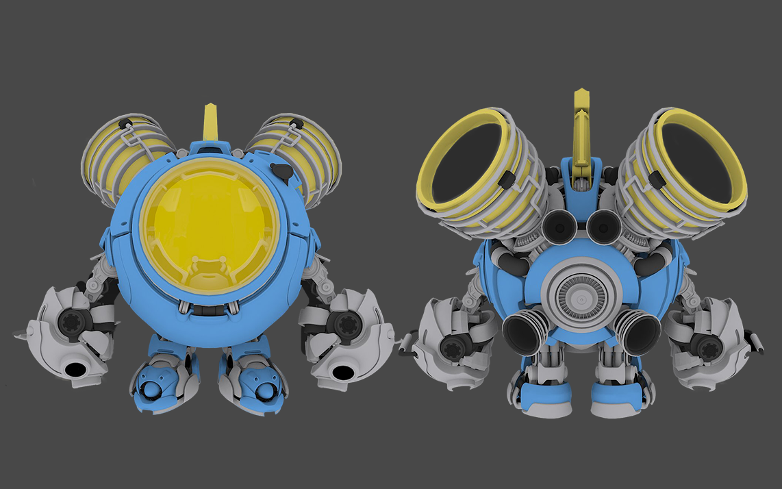 【maya角色建模】2小时教会你做小机器人模型,maya角色建模全流程!