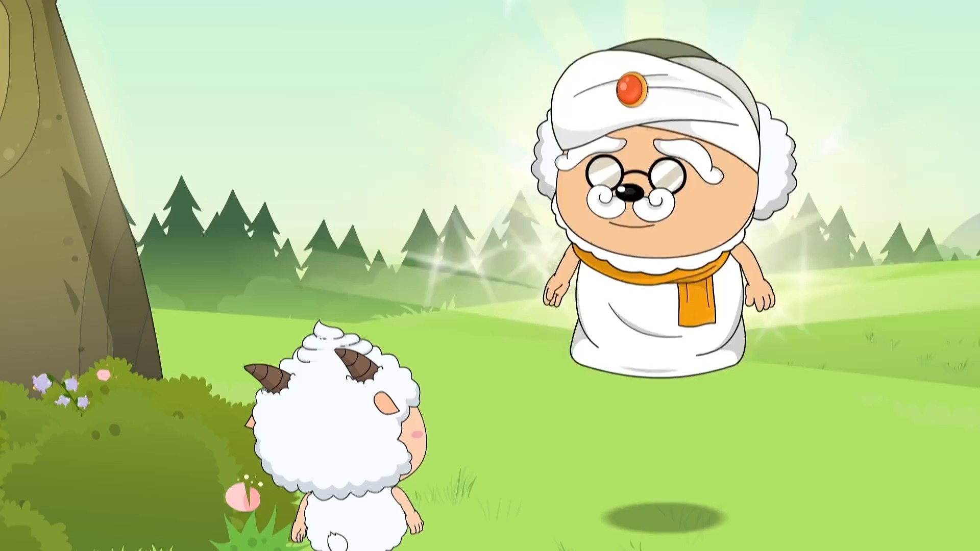 喜羊羊与灰太狼 给快乐加油 01 苹果树下的奇遇