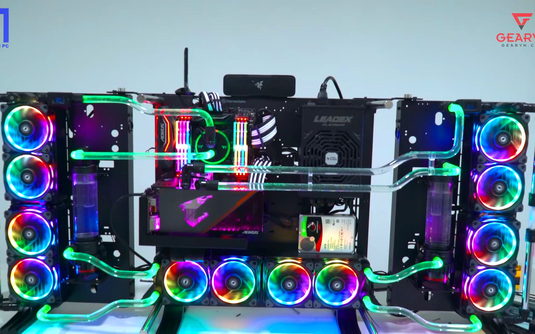 【豪装机】电竞主机 光污染? i9 7900x - sli 1080ti