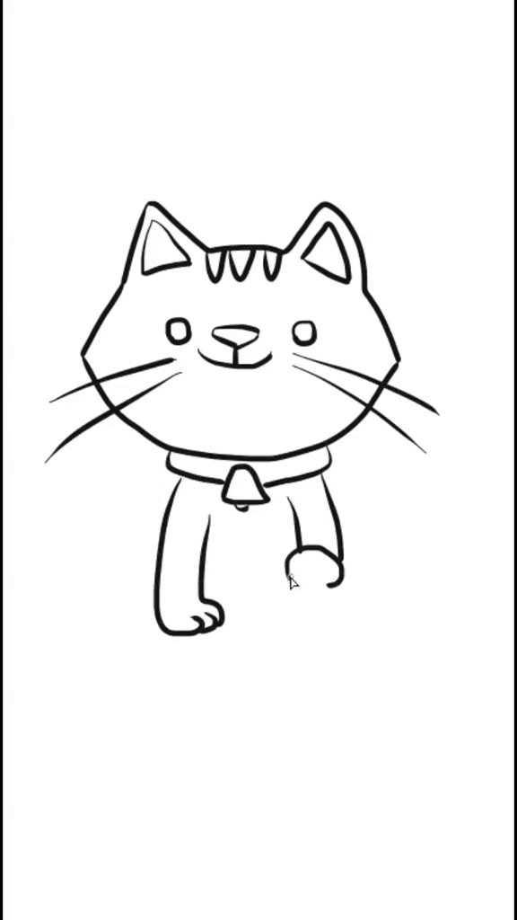 小猫咪玩毛线球儿童简笔画儿童简笔画简笔画
