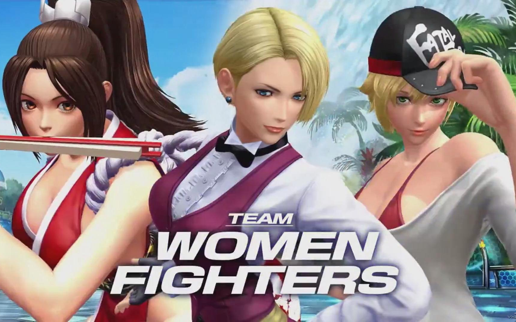 拳皇14 女性格斗家队 3v3通关