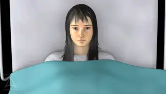 给女性插尿管，3D演示。。