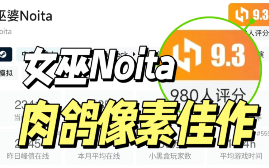 〔PC〕女巫 Noita v230813 肉鸽/像素/奇幻 中文 下载哔哩哔哩bilibili游戏推荐