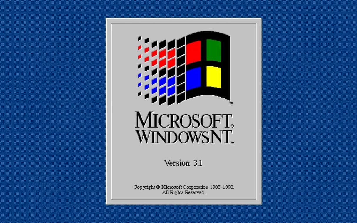 [256色/1024*768]现代Windows的祖师爷——Windows NT 3.1安装体验(及MS Office 4.3)【86Box模拟机】哔哩哔哩bilibili