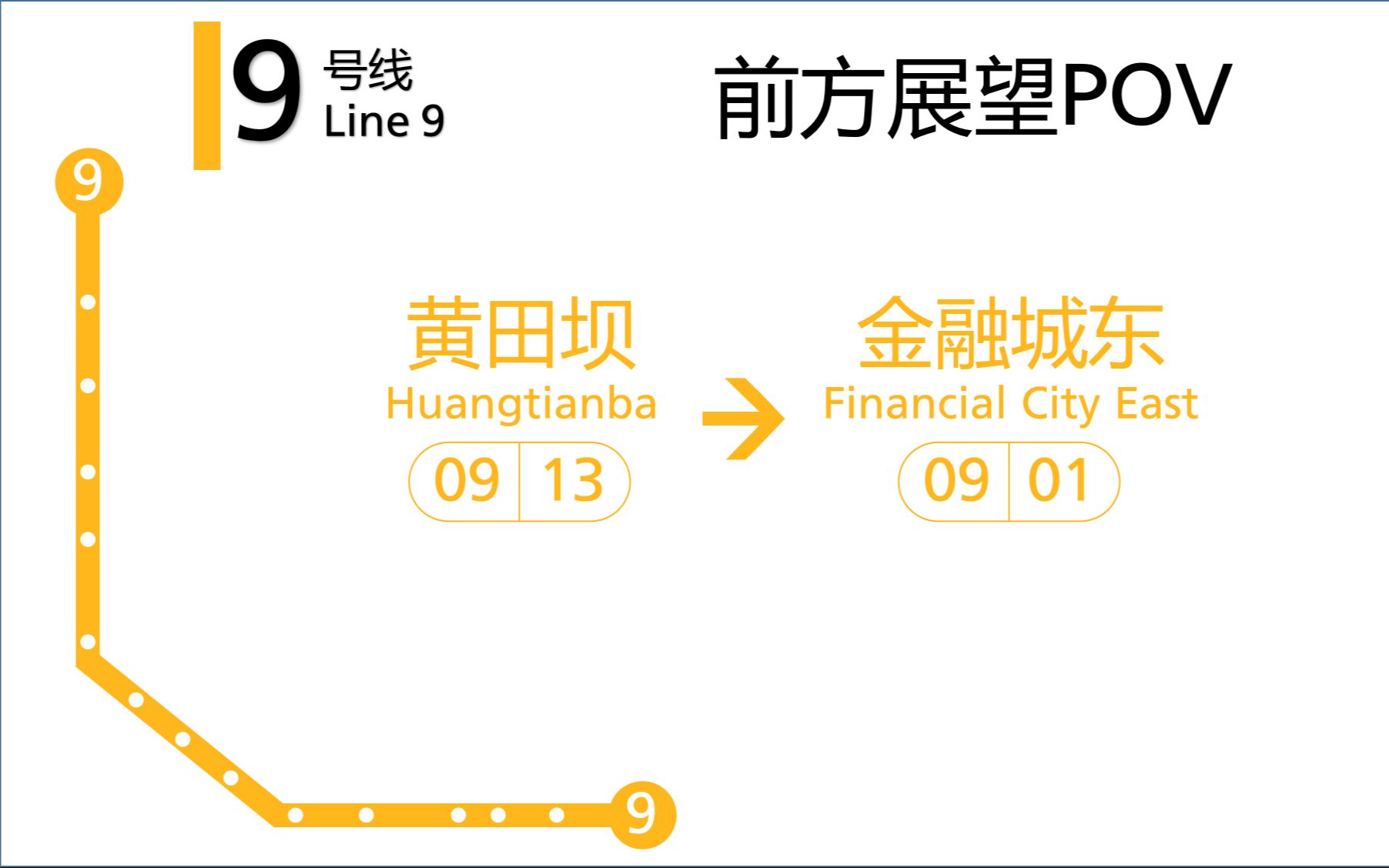 【成都地铁POV#2】9号线全程(黄田坝→金融城东)前方展望POV哔哩哔哩bilibili