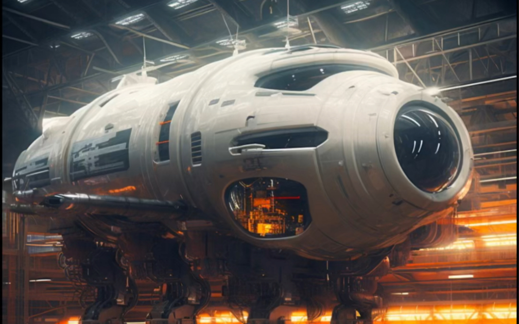 建造中的星舰飞船