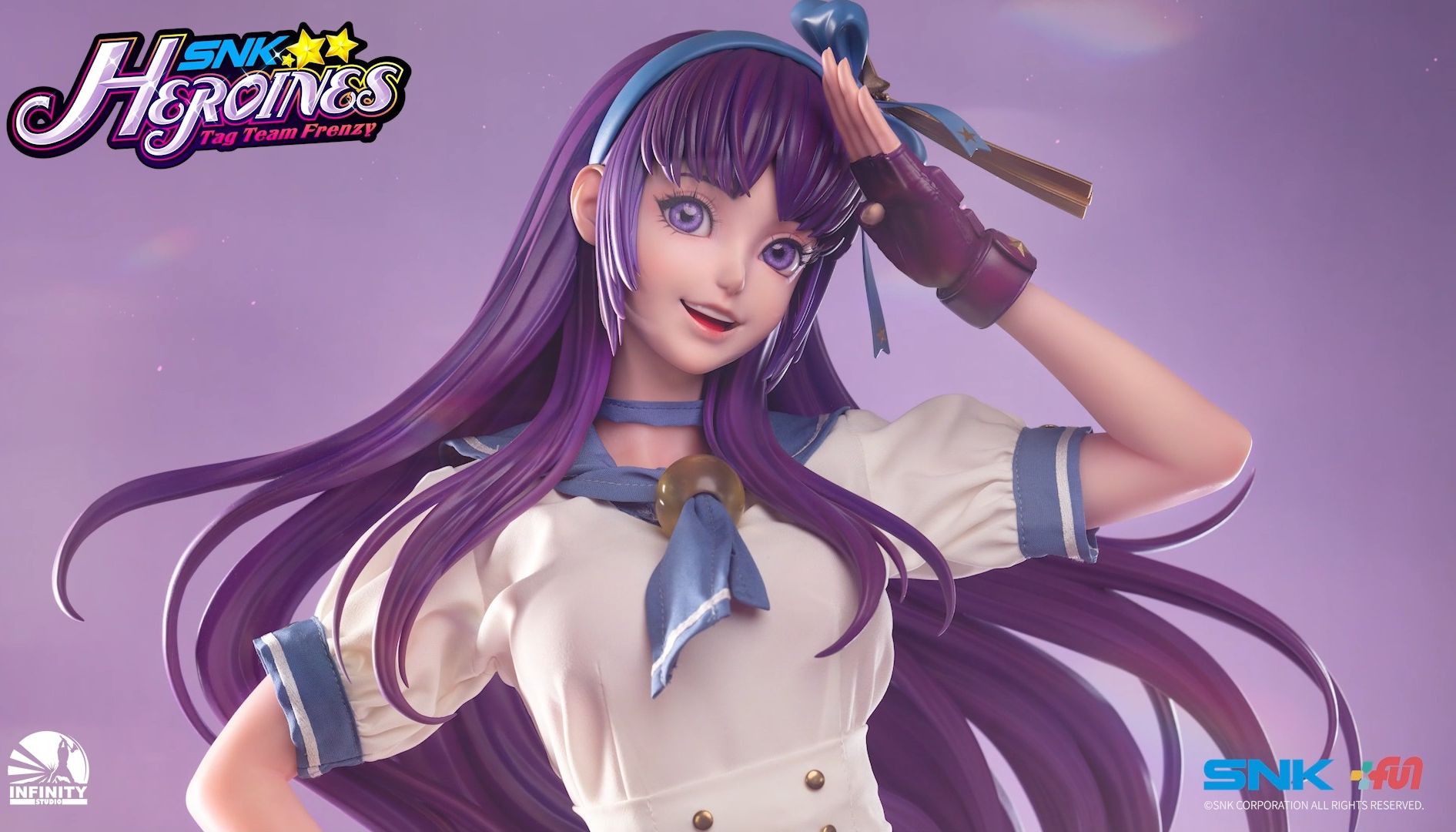 《snk女神大乱斗》麻宫雅典娜1/2全身像展示