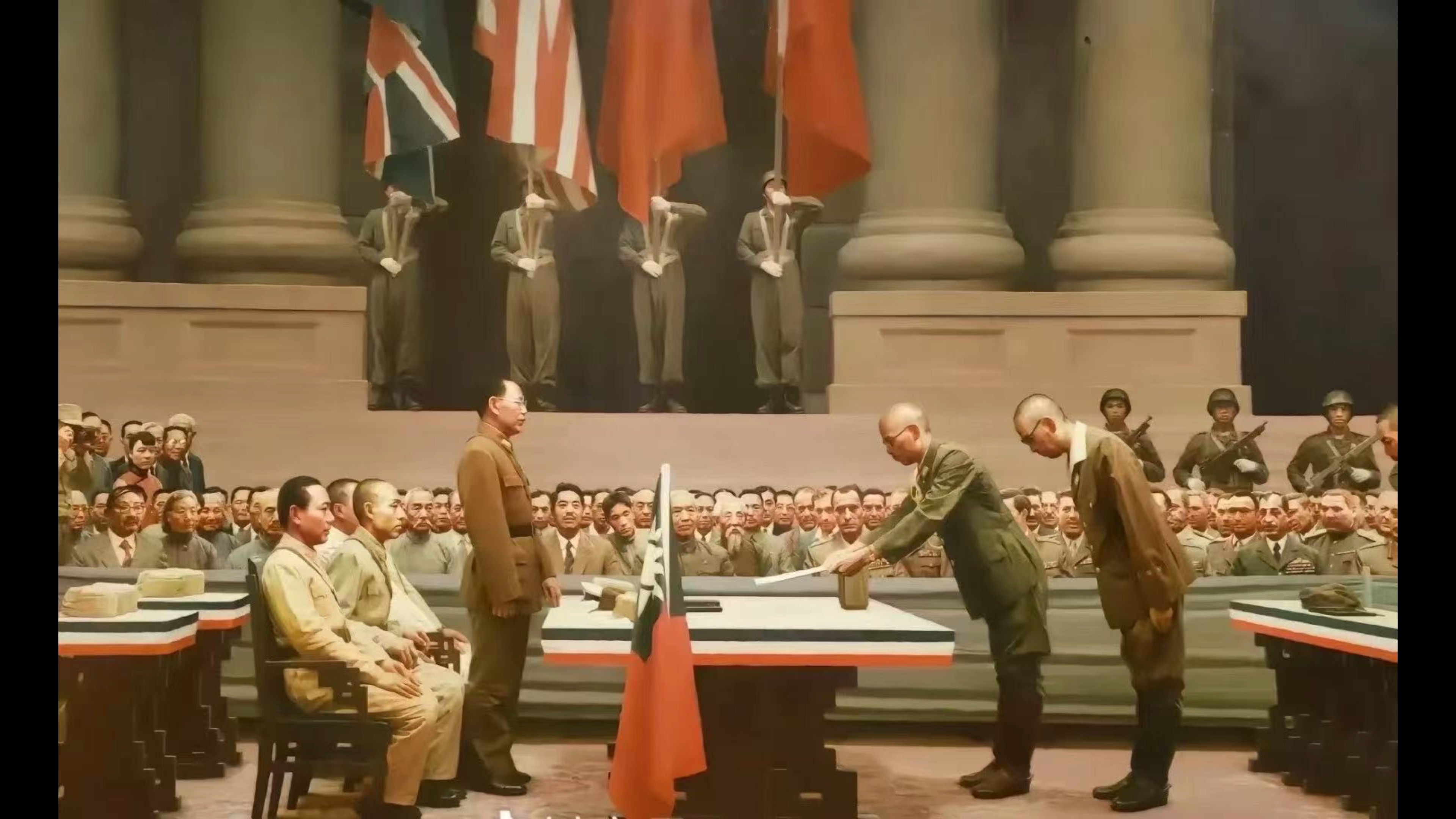 1945年8月15日日本宣布无条件投降 致敬英雄 致敬国家 让我们过的繁荣富强