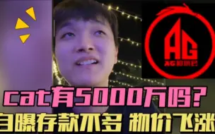 Download Video: AG超玩会cat自称没有5000W，没存到多少钱，感慨物价飞涨