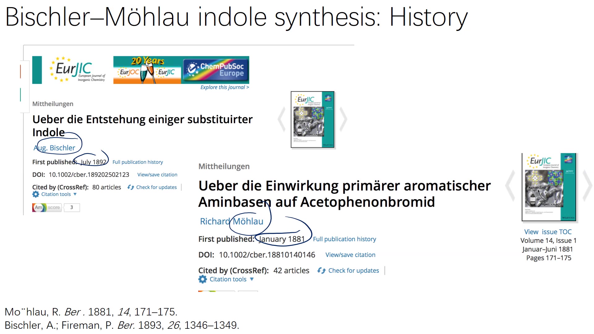 有机人名反应(22):Bischler–Mo숨lau indole synthesis哔哩哔哩bilibili