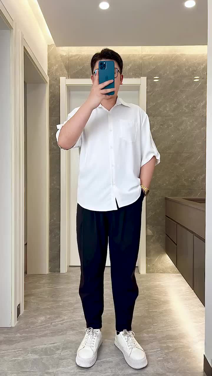 矮又胖的男生穿衣搭配图片