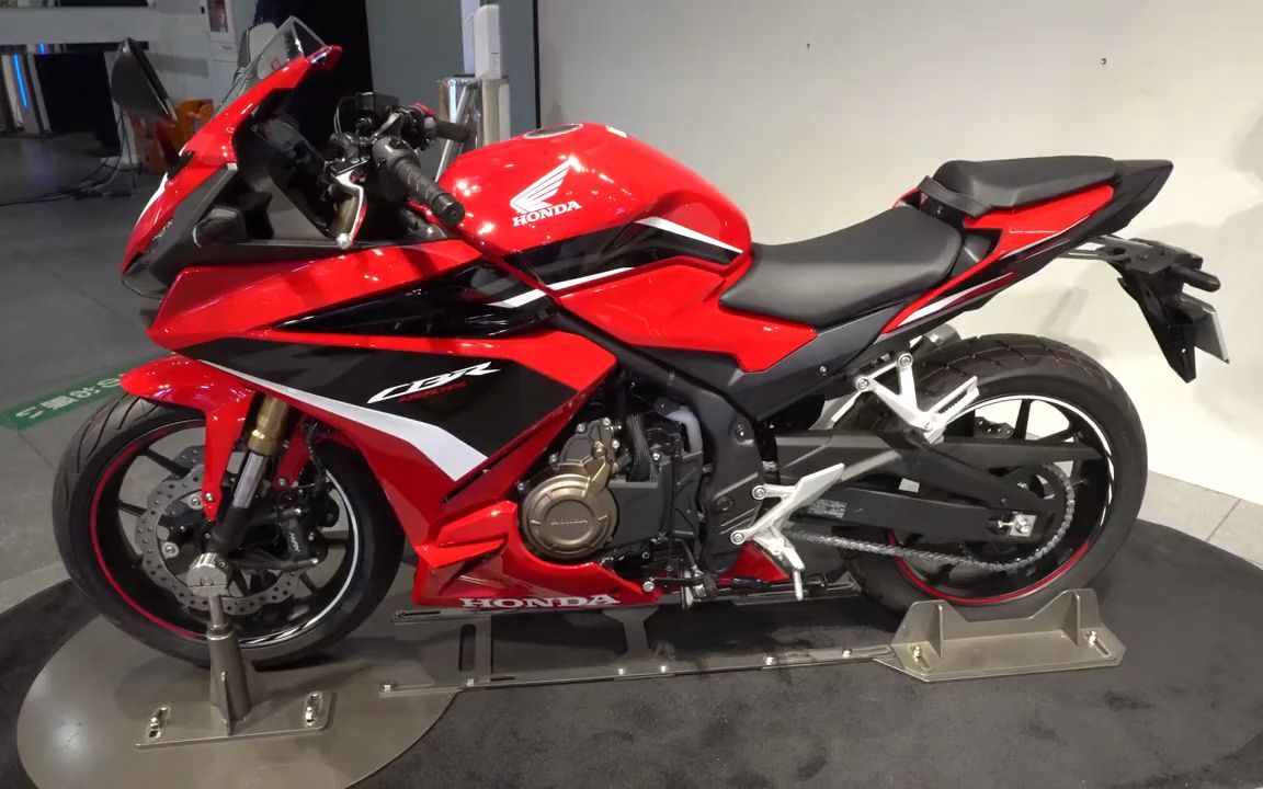 2022款本田cbr400r静态体验太帅气了