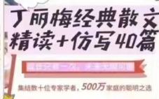 【L4~L7精读仿写课】糖豆老师逐句精读丁立梅经典散文+仿写 500万家庭的聪明之选 (40集)哔哩哔哩bilibili